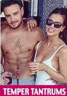  ??  ?? TEMPER TANTRUMS Lucky: Liam in a picture posted on Twitter with an adoring fan