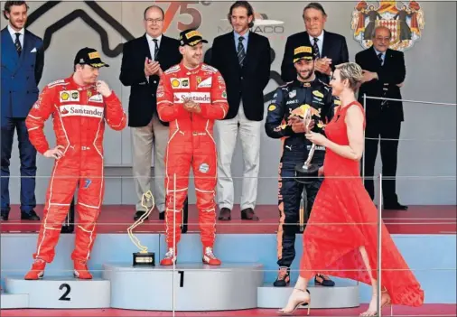  ??  ?? DOMINIO. La temporada pasada Ferrari lideró tanto la clasificac­ión como la carrera del GP de Mónaco y consiguió dos dobletes.