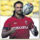  ??  ?? CONFIDENT Josh Navidi says Gatland’s experience will help Wales make last four