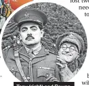  ?? ?? Tony (right) and Rowan Atkinson in Blackadder