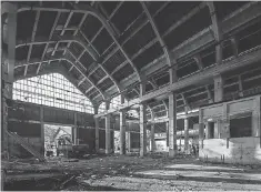  ?? ALEANDRE GAREL ?? The Ba Son Shipyard undergoes demolition in 2015. The shipyard still had many original French workshop buildings.