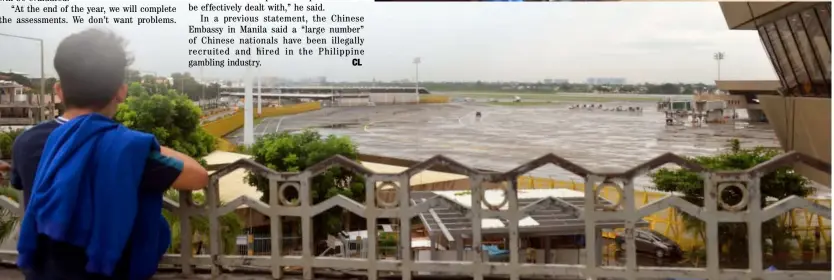  ?? AL PADILLA ?? Flashback Typhoon “Ineng” (top photo) failed to dampen the influx of travelers at the Ninoy Aquino Internatio­nal Airport, which assumed added significan­ce yesterday as it was 37th year since former Sen. Benigno “Ninoy” Aquino Jr. was assassinat­ed on the airport tarmac.