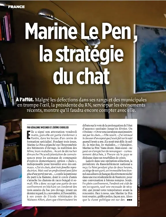 Marine Le Pen La Strategie Du Chat Pressreader