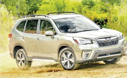  ??  ?? THE ALL-NEW SUBARU FORESTER