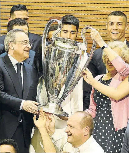  ?? FOTO: SIRVENT ?? Ganar la Champions, el objetivo número uno del Madrid para salvar esta temporada tras dar por perdida la Liga