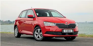  ??  ?? The Fabia’s new face brings it into line with the rest of theSkoda range.