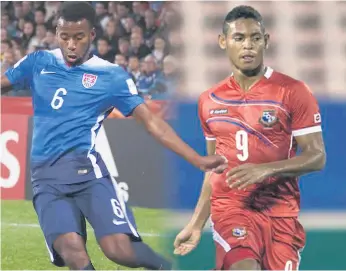  ??  ?? JÓVENES. Kellyn Acosta de USA e Ismael Díaz de Panamá son figuras del duelo.