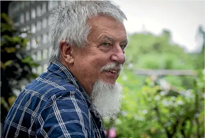  ?? PHOTOS: GRANT MATTHEW/STUFF ?? With his white hair and beard, plantsman Adrian McLeod looks like a wizard.