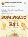  ?? FACEBOOK GOVERNO DE SÃO PAULO ?? » CLICK. Em meio à polêmica do “alimento granulado” de João Doria para população de rua, o governo Alckmin anuncia “refeição balanceada e de qualidade a R$ 1”.