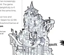  ??  ?? Environmen­ts like this came to Leo while he was doodling in class at his San Francisco university.