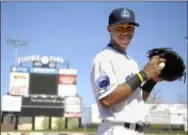  ?? NEWS-HERALD FILE ?? Francisco Lindor is shown before his 2012 season with the Lake County Captains.