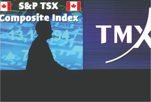  ?? Peter J. Thompson / financial
Post files ?? Financials and lifecos, which are the largest component of the S&P/TSX, have gained 15.5 per cent this year
but are only back to where they started two years ago, Martin Pelletier notes.