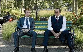  ??  ?? Tom Selleck and Donnie Wahlberg in American cop show Blue Bloods.