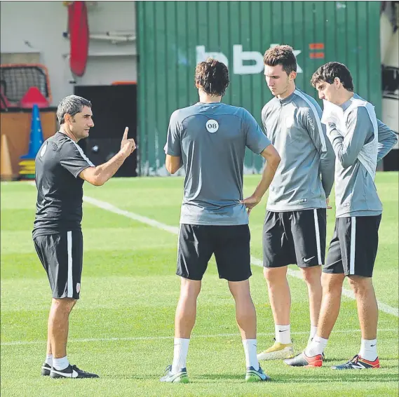  ?? FOTO: AIOL ?? A reaccionar Iturraspe, Laporte y San José tendrán una labor fundamenta­l en el equipo de Valverde en el encuentro de esta noche