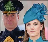  ?? ?? On duty...William and Kate in March last year