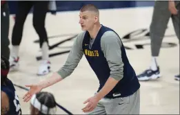  ?? DAVID ZALUBOWSKI – THE ASSOCIATED PRESS ?? Center Nikola Jokic, a two-time league MVP, leads the Nuggets into the NBA Finals.