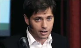  ??  ?? Axel Kicillof