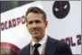  ?? THE ASSOCIATED PRESS ?? In this file photo, actorprodu­cer Ryan Reynolds attends a special screening of his film, “Deadpool 2,” at AMC Loews Lincoln Square in New York.