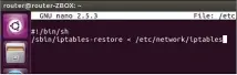  ??  ?? The script is in a new file and is only two lines long. This script simply refreshes the interface and saves us some time in restarting the system.