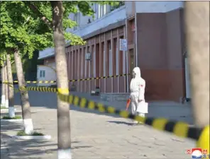  ?? (AFP) ?? A view of deserted Pyongyang city on Tuesday where blockade measures are being taken to curb the spread of the COVID-19 coronaviru­s.