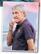  ??  ?? Quique Setien has been sacked.