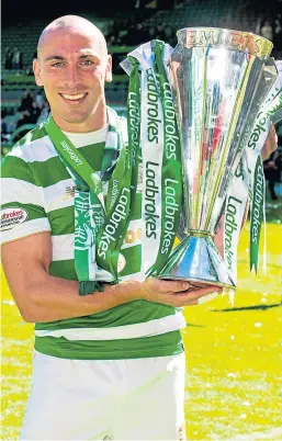  ??  ?? Celtic skipper Scott Brown will want to complete the fixtures.