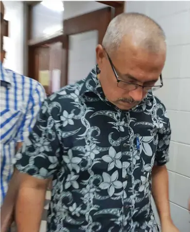  ?? Photo: Nicolette Chambers ?? Mohammed Isoof at the High Court in Lautoka on September 25, 2019.