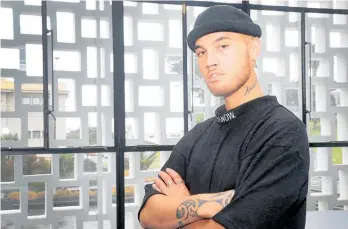  ?? Photo / Bevan Conley, Whanganui Chronicle ?? Stan Walker has just moved to Whanganui and released his book titled Impossible: My Story.
