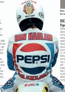  ??  ?? Ron in 1981: was he really ‘too nice' to be world champ?