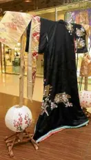  ??  ?? Eleven different Kimonos are featured at Shangri-La Plaza’s exhibit.