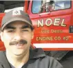  ?? Courtesy Paiz family ?? Firefighte­r Garrett Paiz, 38, died when truck ran off road.