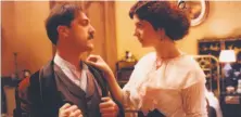  ?? Kino Internatio­nal 1999 ?? Marcel Proust (Marcello Mazzarella) and Albertine (Chiara Mastroiann­i) in Raoul Ruiz’s “Time Regained.”