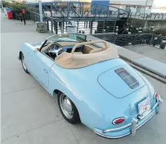  ?? PHOTOS: ANDREW MCCREDIE / DRIVING.CA ?? The 356 eRoadster’s contrast between old-world charm and new-world tech is stunning, Andrew McCredie writes.