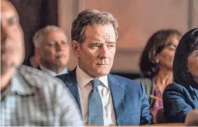  ?? PHOTOS BY SKIP BOLEN/SHOWTIME ?? Bryan Cranston plays Michael Desiato, a judge and worried father in “Your Honor.”