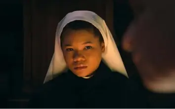  ?? Warner Bros. Pictures ?? Storm Reid as Sister Debra in “The Nun II.”