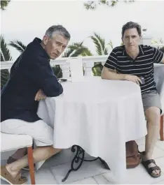  ??  ?? 0 Steve Coogan and Rob Brydon in the new season of The Trip