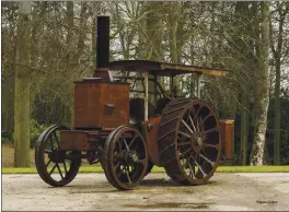  ?? COURTESY OF JONATHAN JACOB ?? This 1911 Marshall Colonial Tractor sold last year at auction for $535,000.