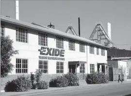  ?? Irfan Khan Los Angeles Times ?? EXIDE WILL close its Vernon plant immediatel­y. Federal prosecutor­s say cleaning up the community was more important than putting employees in jail.