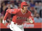  ?? ORLANDO RAMIREZ/USA TODAY SPORTS ?? Shohei Ohtani was 2-0 as a pitcher and batting .364 as a DH for the Angels.