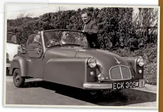  ??  ?? Right: In its various guises, the Bond Minicar was sold from 1949 to 1966 – this one is from 1955.