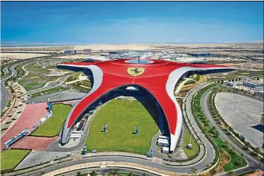  ??  ?? Go wild at the Ferrari World theme park with psT Travel’s special private and comprehens­ive all- inclusive package to dubai.