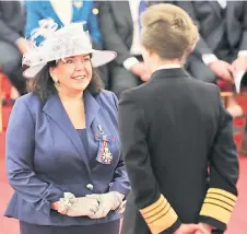  ?? ?? Pierce at Buckingham Palace in 2019.