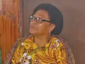  ?? Photo: Ministry of itaukei Affairs ?? Bulou Lavenia Yavala at the Kadavu Provincial Council meeting at Tavuki, Kadavu.