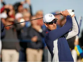  ?? Bild: CARL RECINE ?? SPELAR FÖR EUROPA. Henrik Stenson in action.