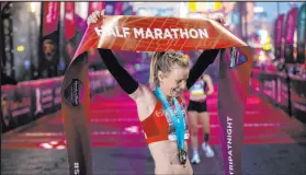  ?? Las Vegas Review-journal @csstevensp­hoto ?? Chase Stevens
Ellie Stevens, of Las Vegas by way of England, will try to defend her title at the Rock ’n’ Roll Las Vegas Half Marathon.