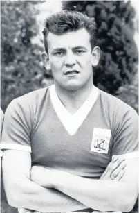  ??  ?? Trevor Smith in his Birmingham City shirt