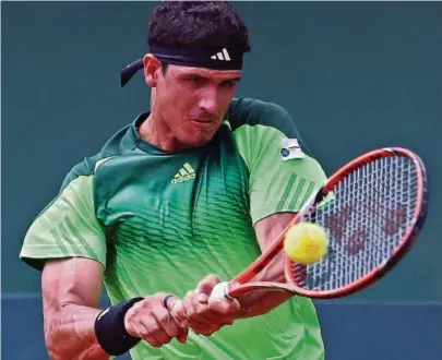  ?? ARCHIVO ?? kEmilio Gómez, tenista guayaquile­ño de 28 años, debuta en Roland Garros 2020, su primer cuadro principal del Grand Slam.