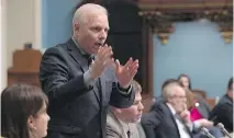  ?? JACQUES BOISSINOT/THE CANADIAN PRESS/FILES ?? To Parti Québécois Leader Jean-François Lisée, our mild “Bonjour-Hi” is a new English Menace, the creepy edge of “creeping bilinguali­sm,” writes Josh Freed.