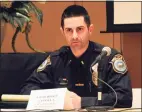  ?? Hearst Connecticu­t Media file photo ?? The Wilton Police Department’s Robert Cipolla was one of the speakers at a conversati­on on addressing domestic violence, hosted by the Wilton Domestic Violence Task Force on April 28.