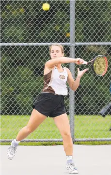  ?? ?? Bethlehem Catholic’s Cara Magliochet­ti and the Hawks will battle in the District 11 team tournament this week.